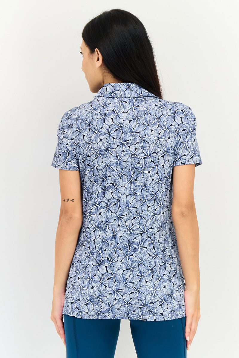 PUMA تي شيرت بولو خارجي قصير الأكمام للنساء، متعدد الألوان - Image 2